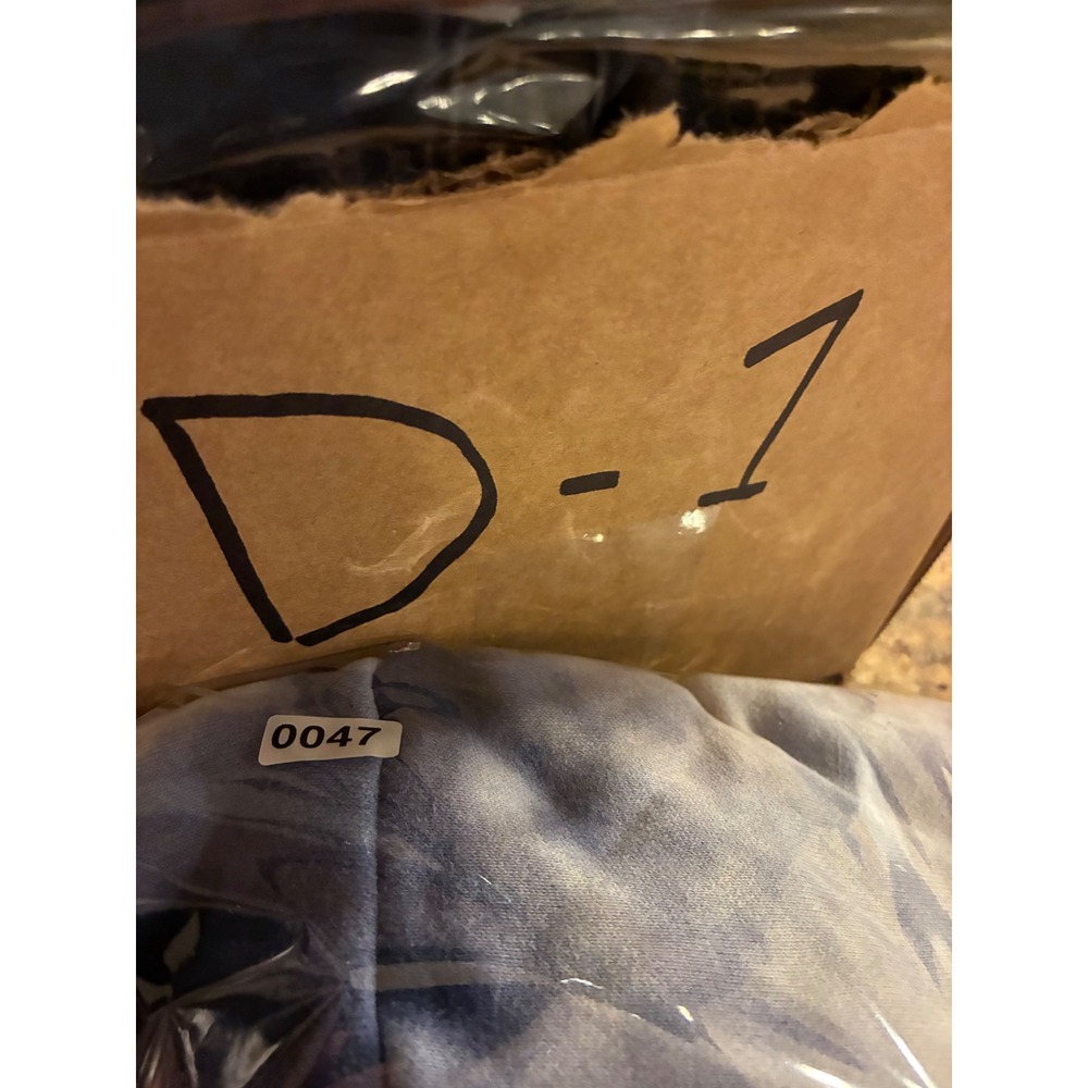 Hollister Relaxed Fit Tie‎ Dye Hoodie Mens Small Blue White Logo Sweatshirt - Picture 8 of 8